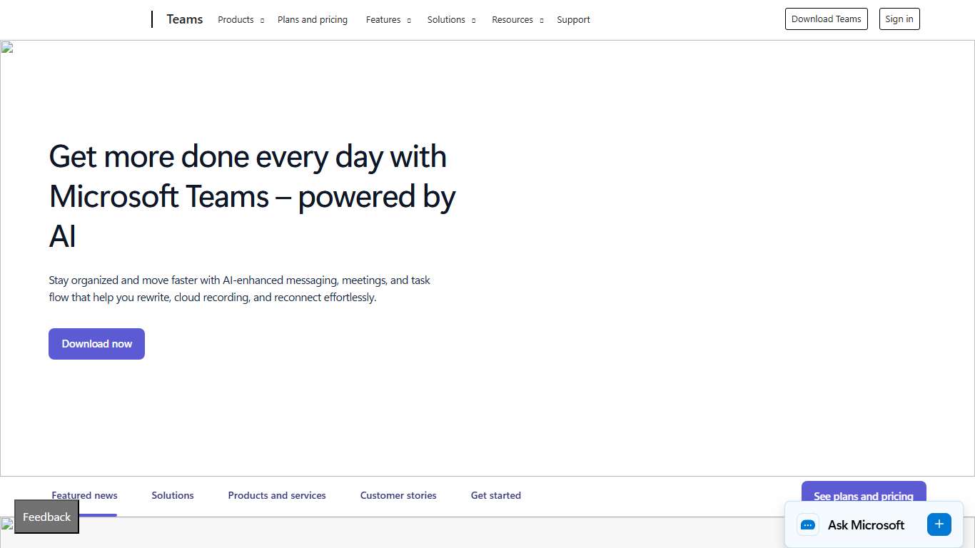 Video Conferencing, Meetings, Calling Microsoft Teams